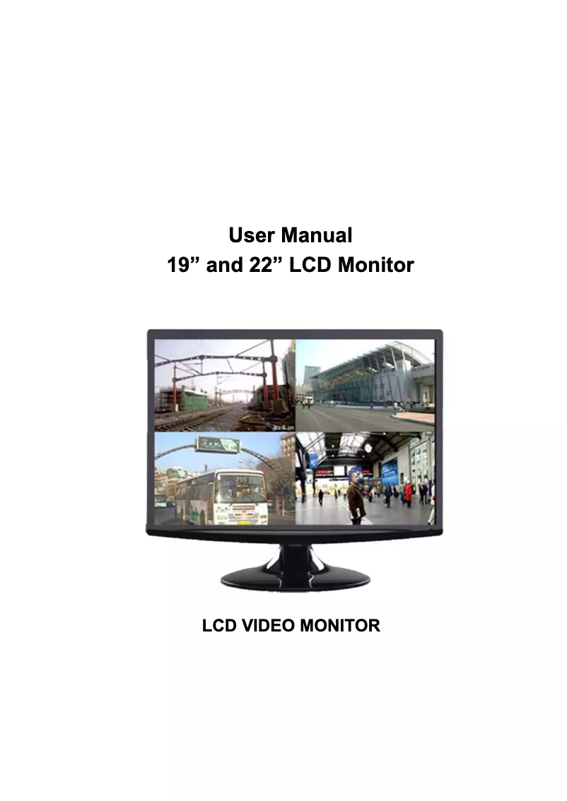 Page 1 de la notice Manuel utilisateur AVUE AVG19WBV-2D