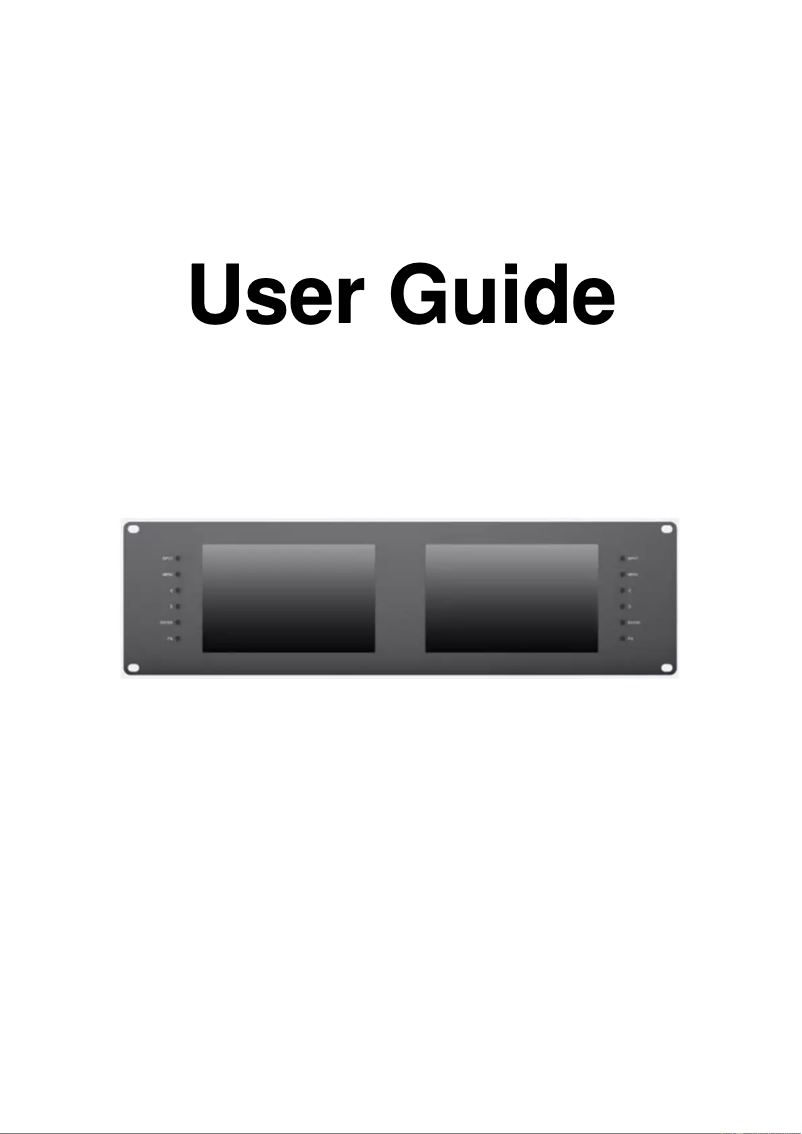 Página 1 del manual Manual de usuario ViewZ VZ-070RM