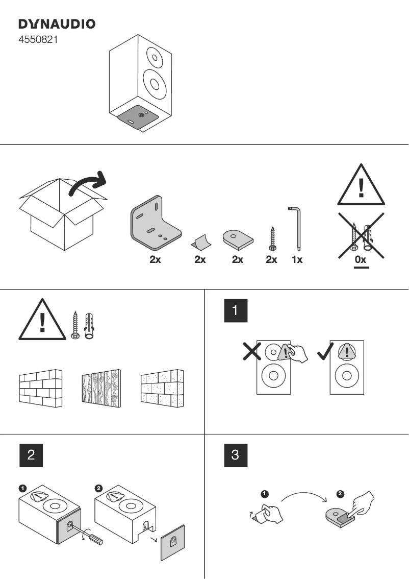 Page 1 de la notice Manuel utilisateur Dynaudio 3066020