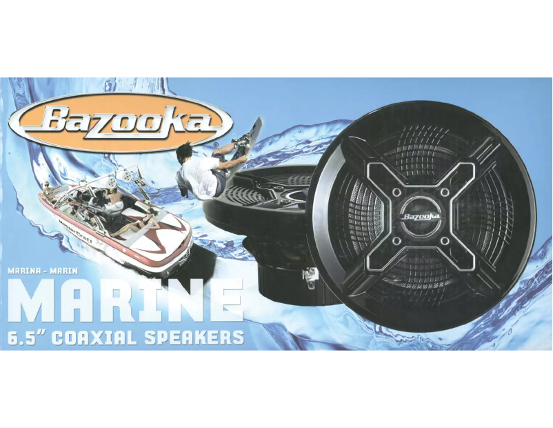 Page 1 de la notice Manuel utilisateur Bazooka MAC6510W