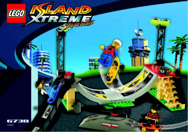 Page 1 de la notice Manuel utilisateur Lego Island Xtreme Stunts 6738
