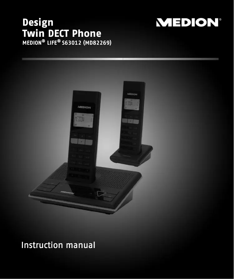 Page 1 de la notice Manuel utilisateur Medion LIFE S63012 (MD 82269)