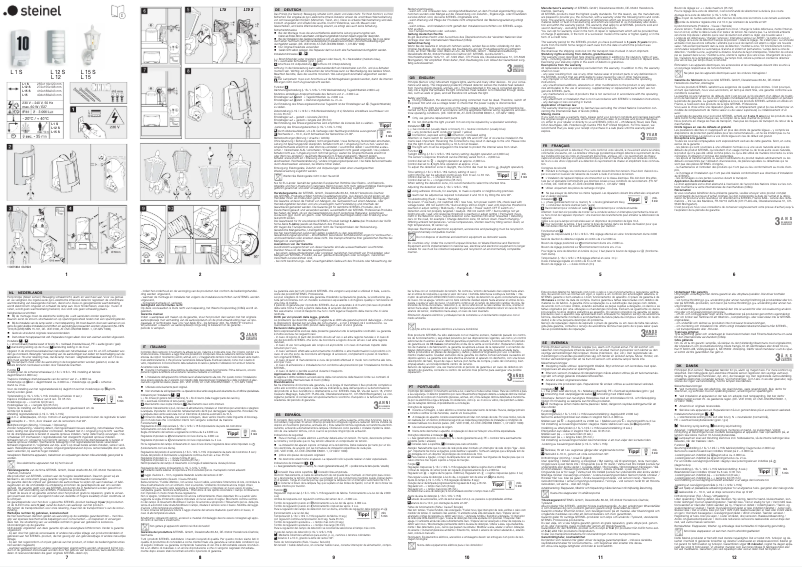 Page 1 de la notice Manuel utilisateur Steinel L 12 S