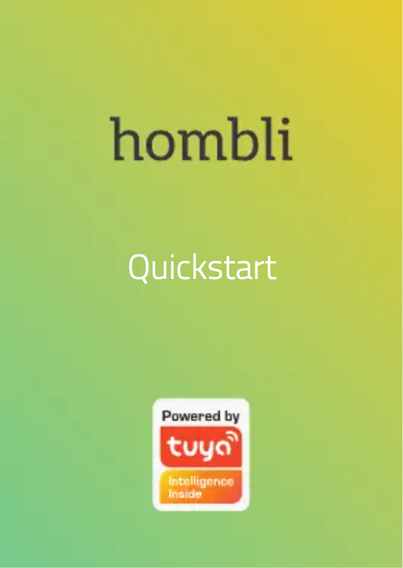 Página 1 del manual Manual de usuario Hombli Smart Outdoor Camera