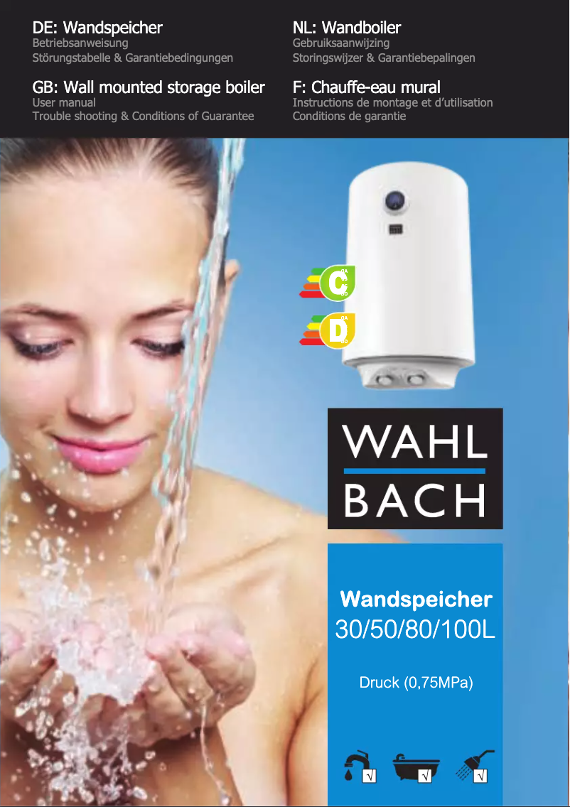 Página 1 del manual Manual de usuario Wahlbach 30L