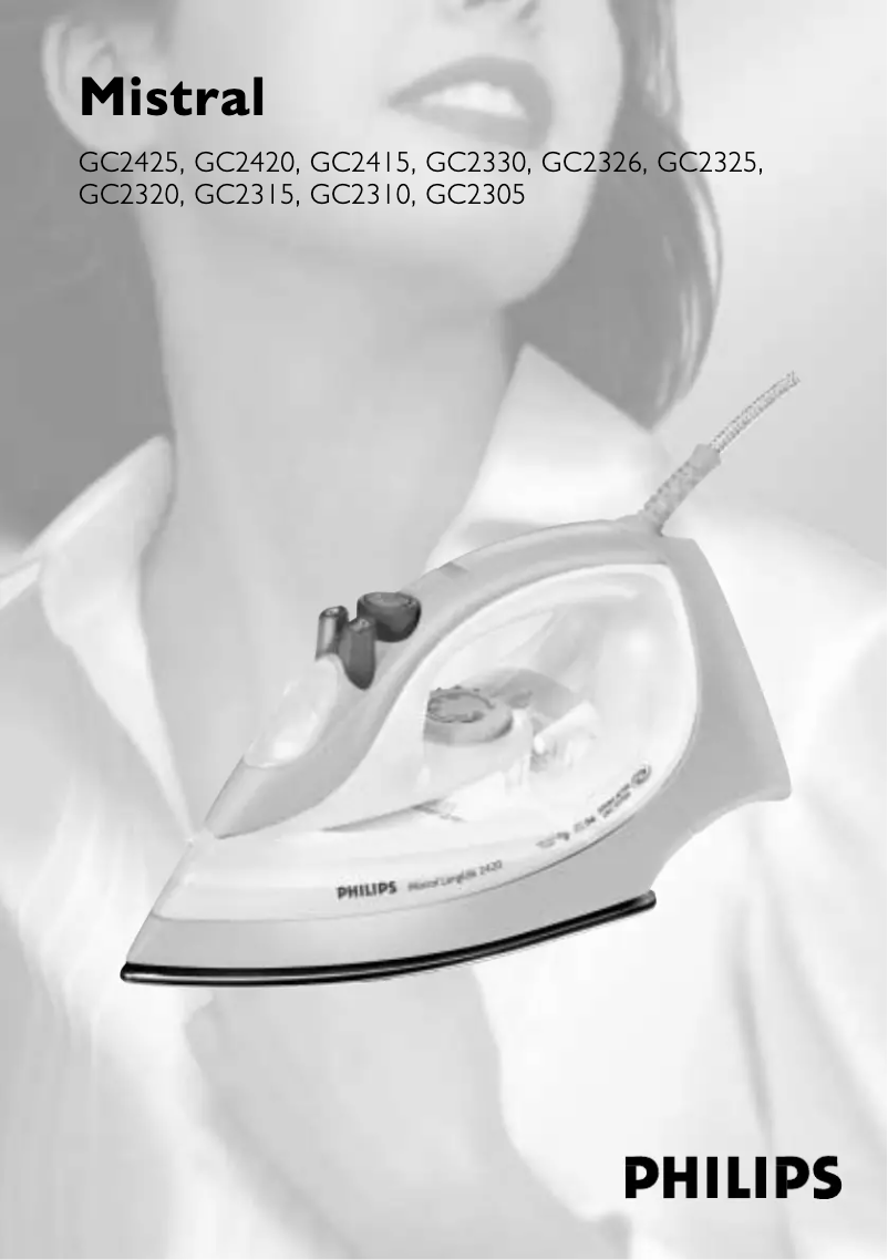 Página 1 del manual Manual de usuario Philips Mistral GC2420