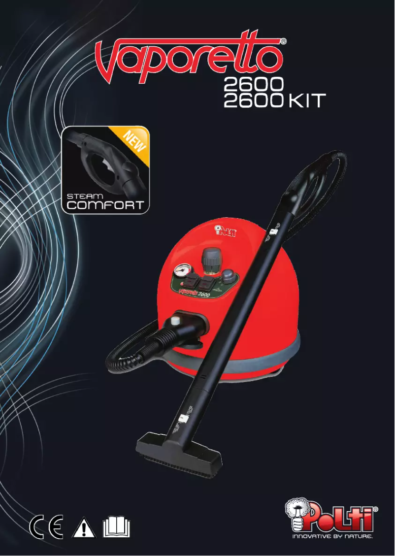 Page 1 de la notice Manuel utilisateur Polti Vaporetto 2600