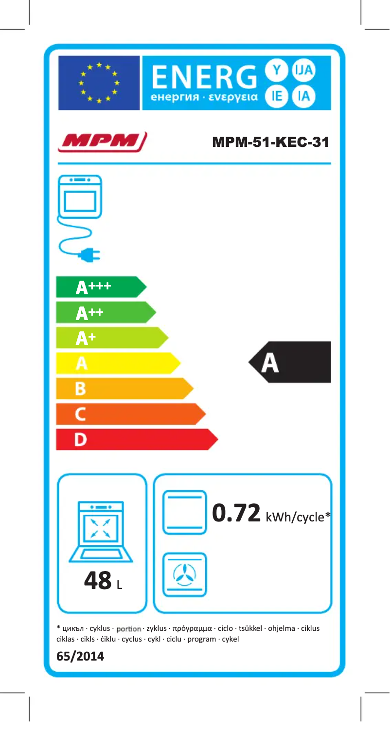 Page 1 de la notice Manuel utilisateur MPM MPM-51-KEC-31