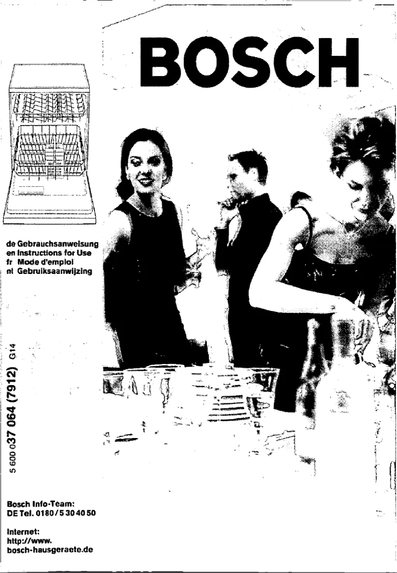 Page 1 of the manual User Manual Bosch SGS4662EU