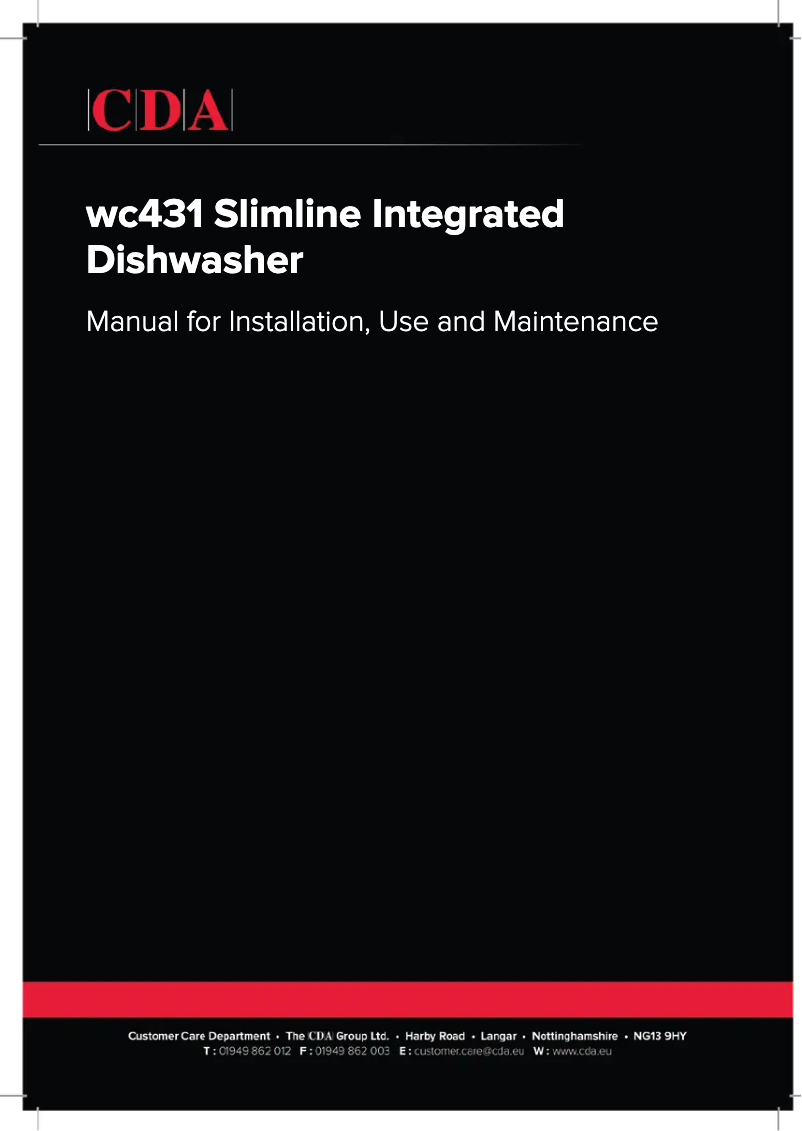 Page 1 de la notice Manuel utilisateur CDA WC431