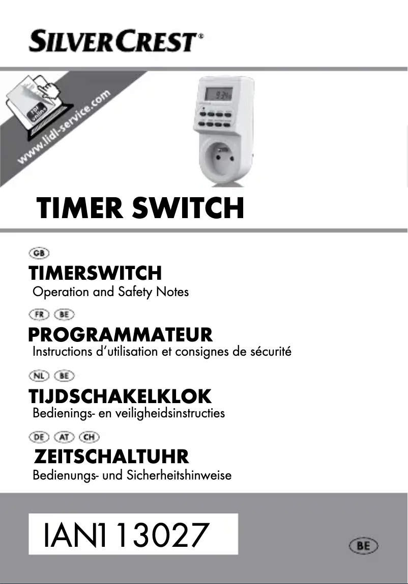 Página 1 del manual Manual de usuario SilverCrest IAN 113027