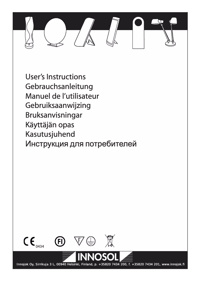 Página 1 del manual Manual de usuario Innosol Rondo