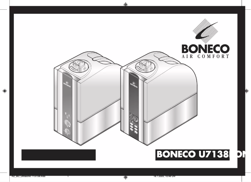Página 1 del manual Manual de usuario Boneco U7138