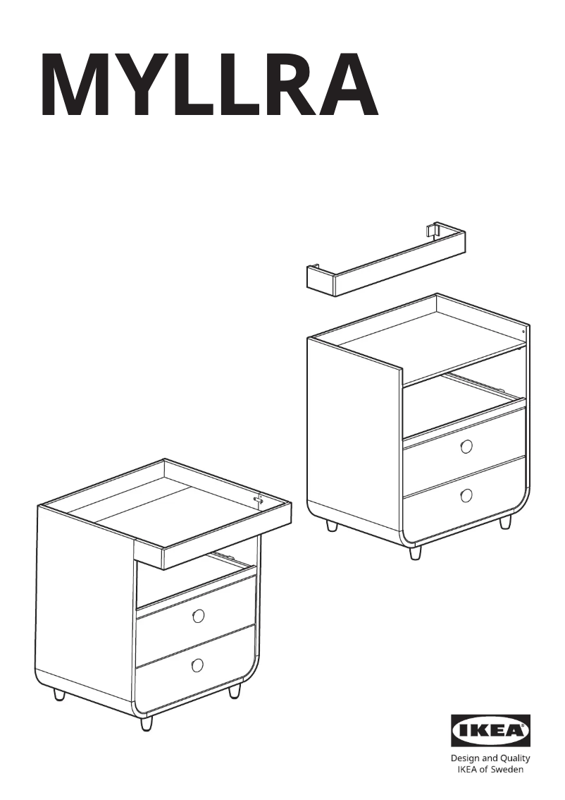 Page 1 de la notice Manuel utilisateur Ikea MYLLRA 604.626.20