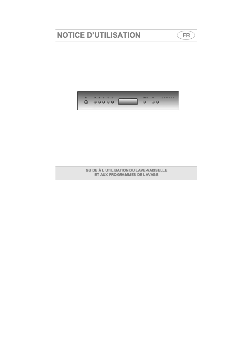 Page 1 de la notice Manuel utilisateur Smeg PLA6047B