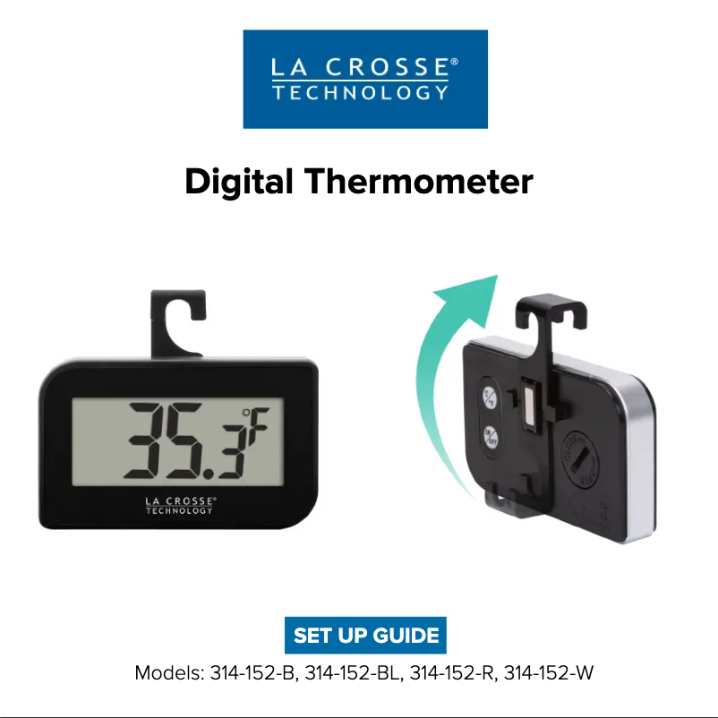 Página 1 del manual Manual de usuario La Crosse Technology 314-152B