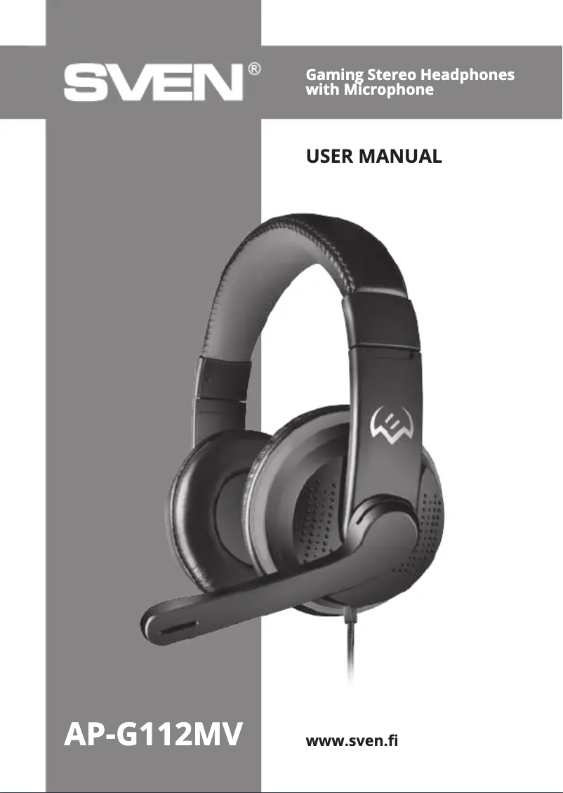 Página 1 del manual Manual de usuario Sven AP-G112MV