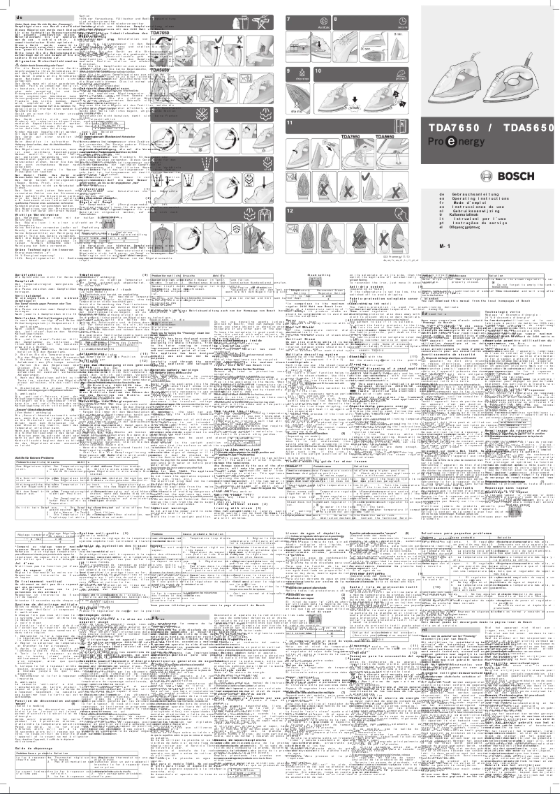 Página 1 del manual Manual de usuario Bosch TDA7650