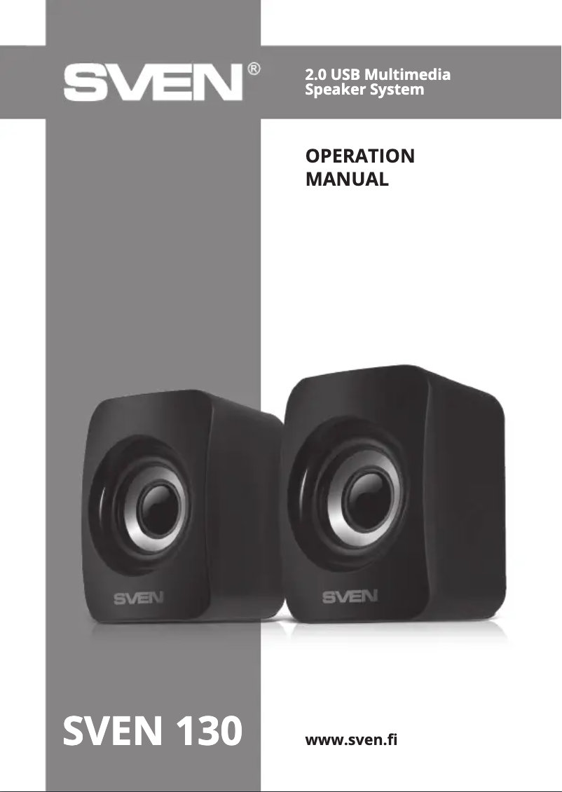 Page 1 de la notice Manuel utilisateur Sven 130