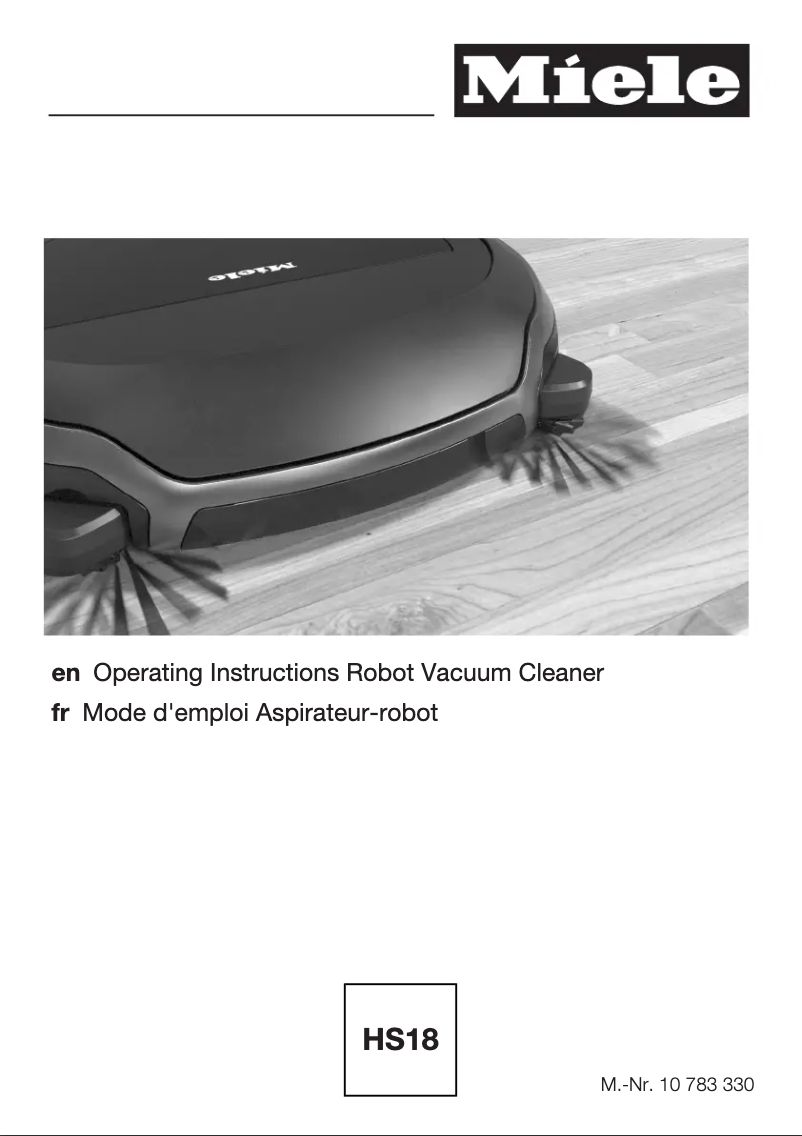 Page 1 de la notice Manuel utilisateur Miele Scout RX2 Home Vision