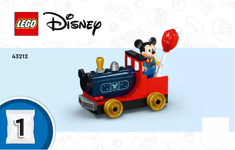 Page 1 de la notice Manuel utilisateur Lego Disney 43212