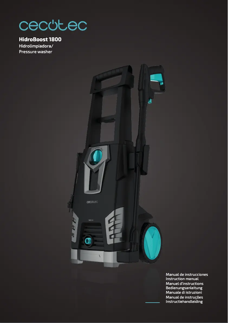 Página 1 del manual Manual de usuario Cecotec HidroBoost 1800