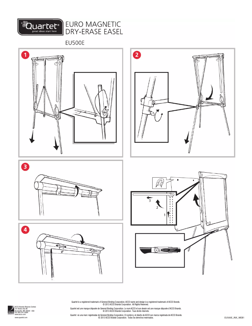 Page 1 of the manual User Manual Quartet EU500E