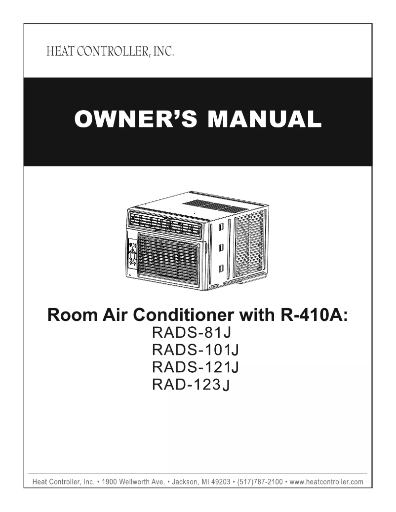 Página 1 del manual Manual de usuario Heat Controller RADS-121J