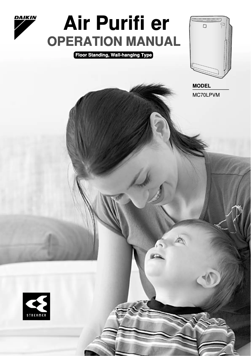 Page 1 de la notice Manuel utilisateur Daikin MC70LPVM