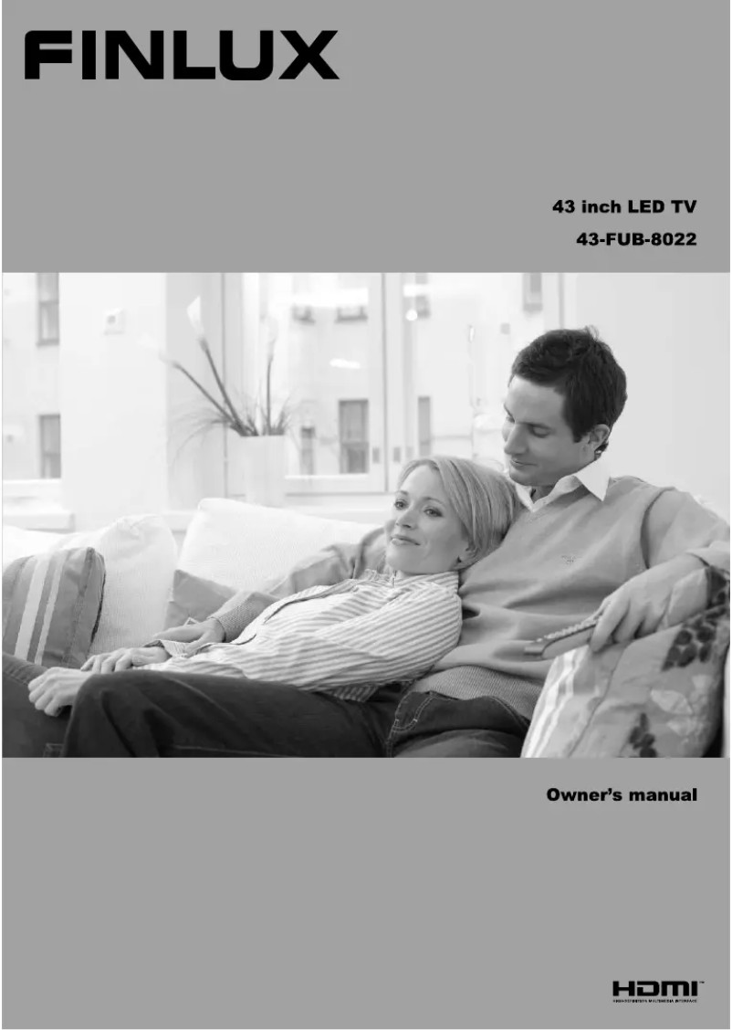 Page 1 de la notice Manuel utilisateur Finlux 43-FUB-8022
