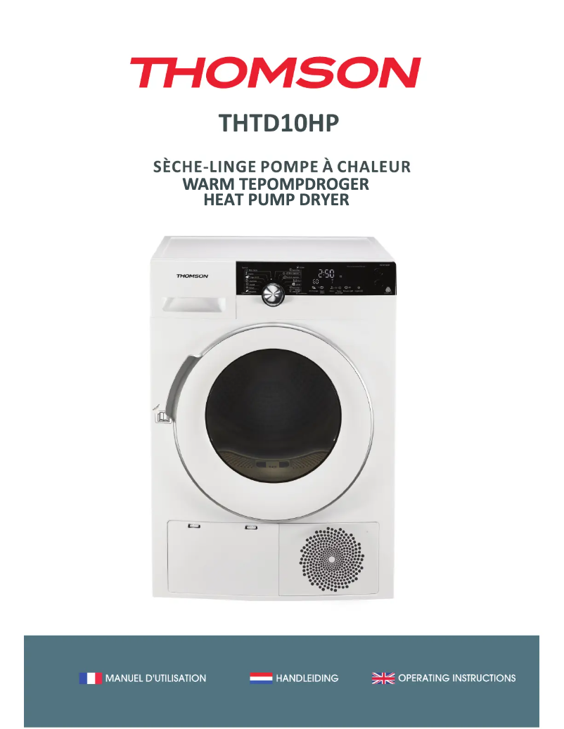 Page 1 de la notice Manuel utilisateur Thomson THTD10HP