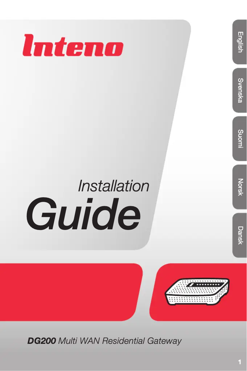 Página 1 del manual Manual de usuario Genexis DG200