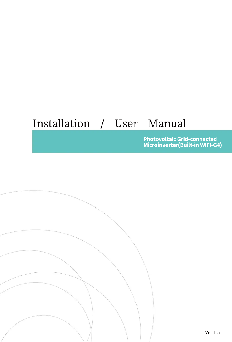 Página 1 del manual Manual de usuario Deye SUN-M30G4-EU-Q0