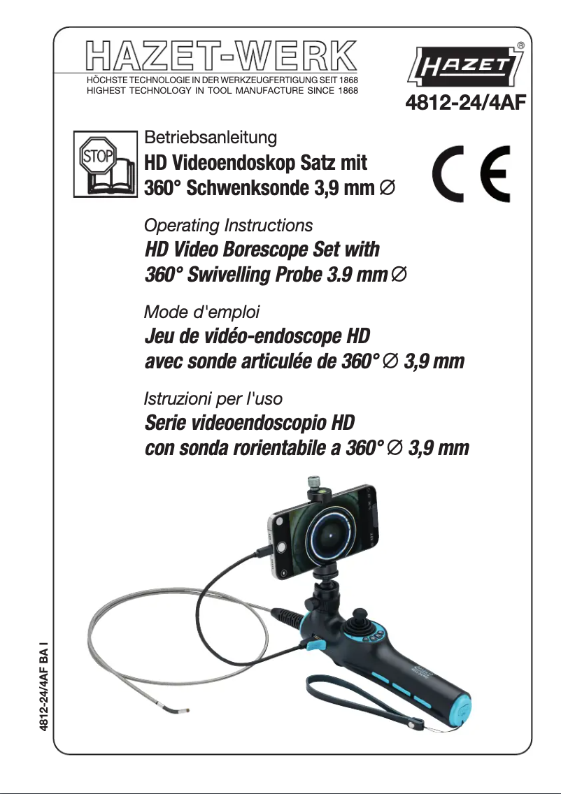 Page 1 of the manual User Manual Hazet 4812-24/4AF