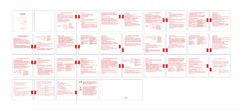 Page 1 de la notice Manuel utilisateur Aqara Smart Plug