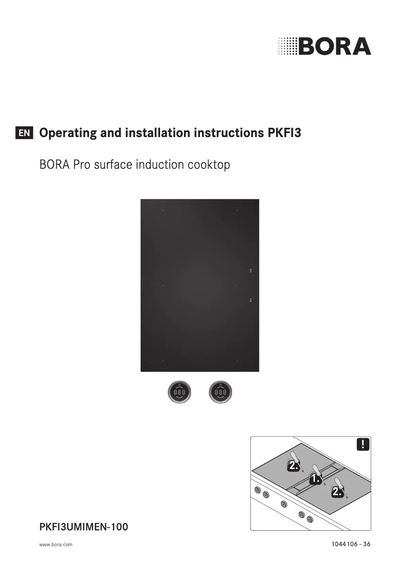 Página 1 del manual Manual de usuario BORA PKFI3
