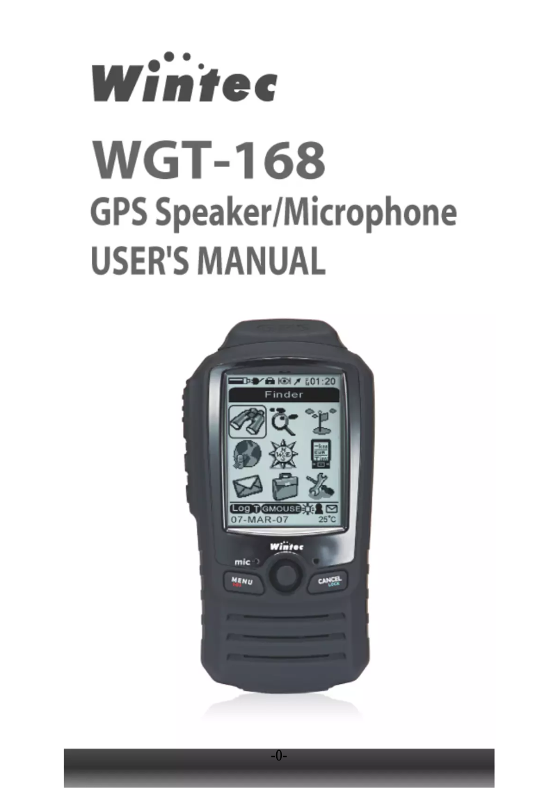 Page 1 de la notice Manuel utilisateur Wintec WGT-168