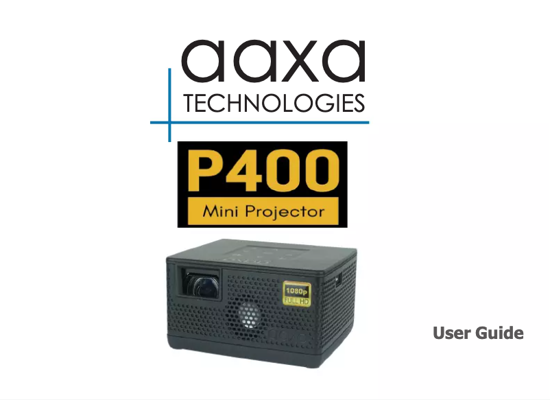 Página 1 del manual Manual de usuario AAXA Technologies P400