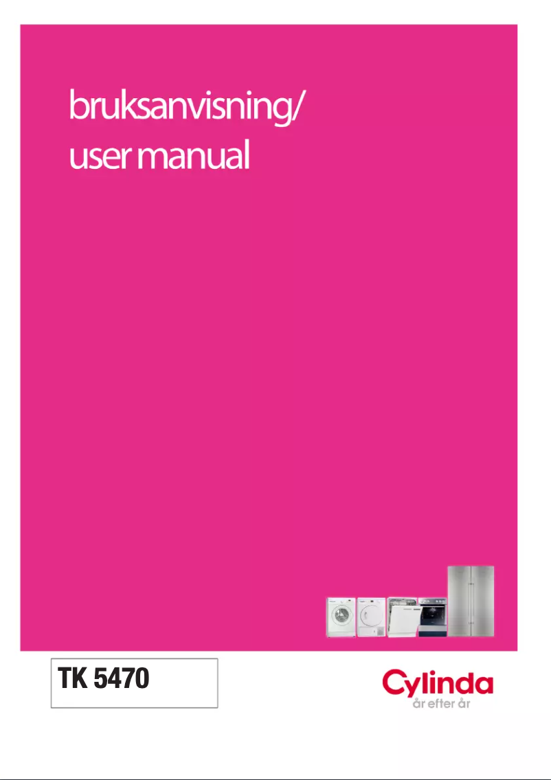 Page 1 de la notice Manuel utilisateur Cylinda TK 5470 VIT