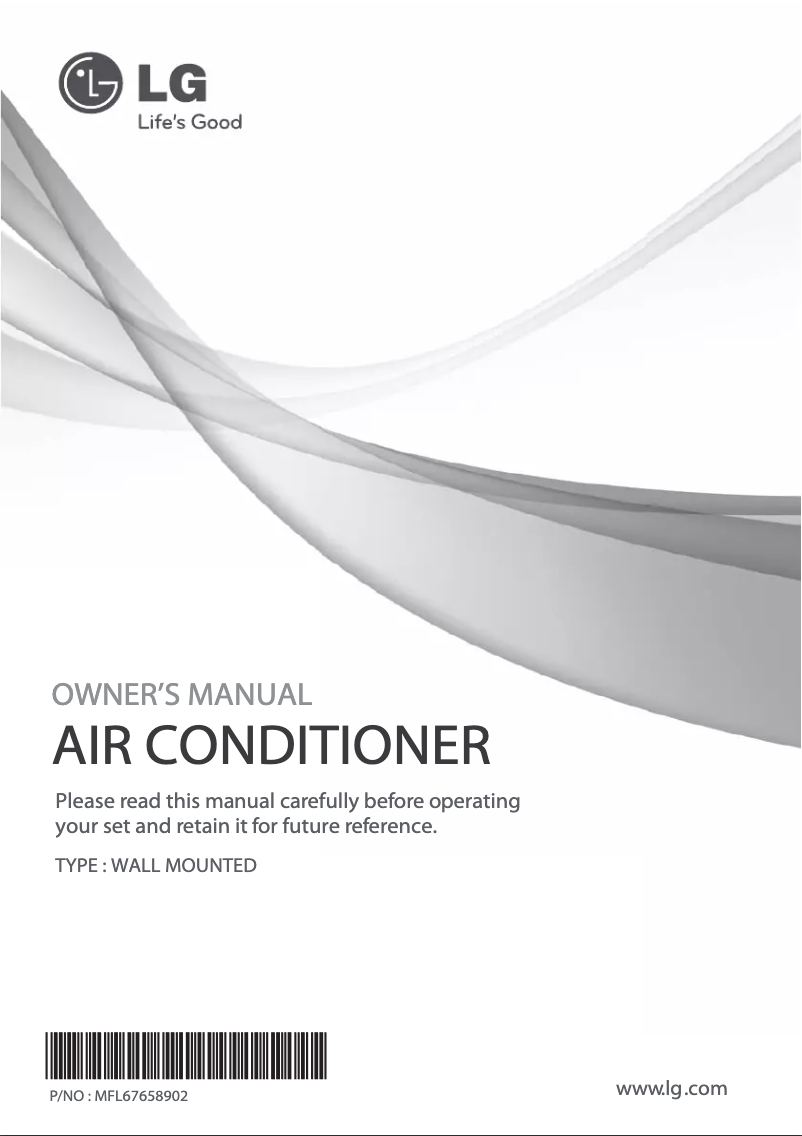 Page 1 of the manual User Manual LG BSNQ126B8R4