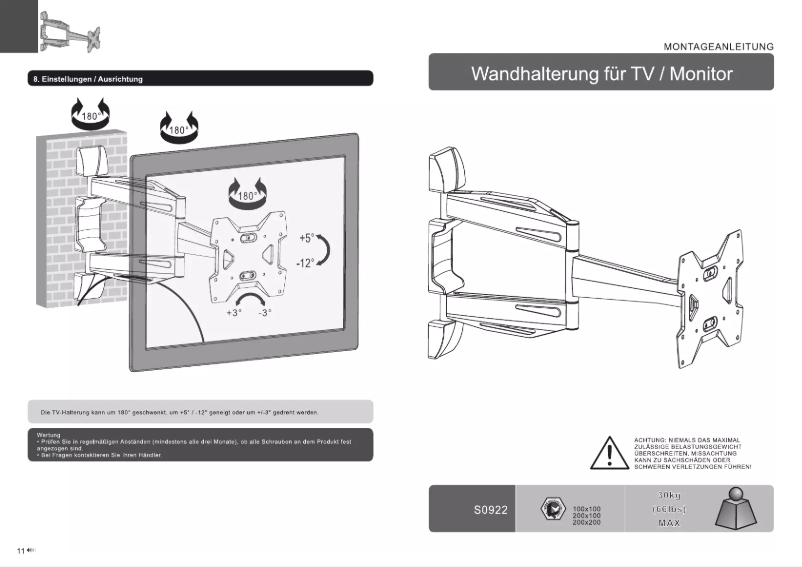 Page 1 of the manual User Manual Ricoo S0922