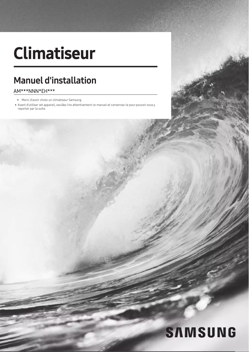 Página 1 del manual Guía de instalación Samsung AM045NNNDEH