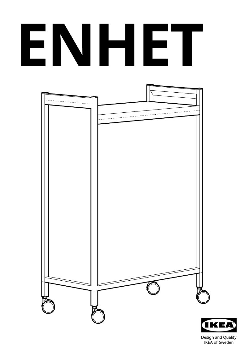 Page 1 de la notice Manuel utilisateur Ikea ENHET 705.161.04