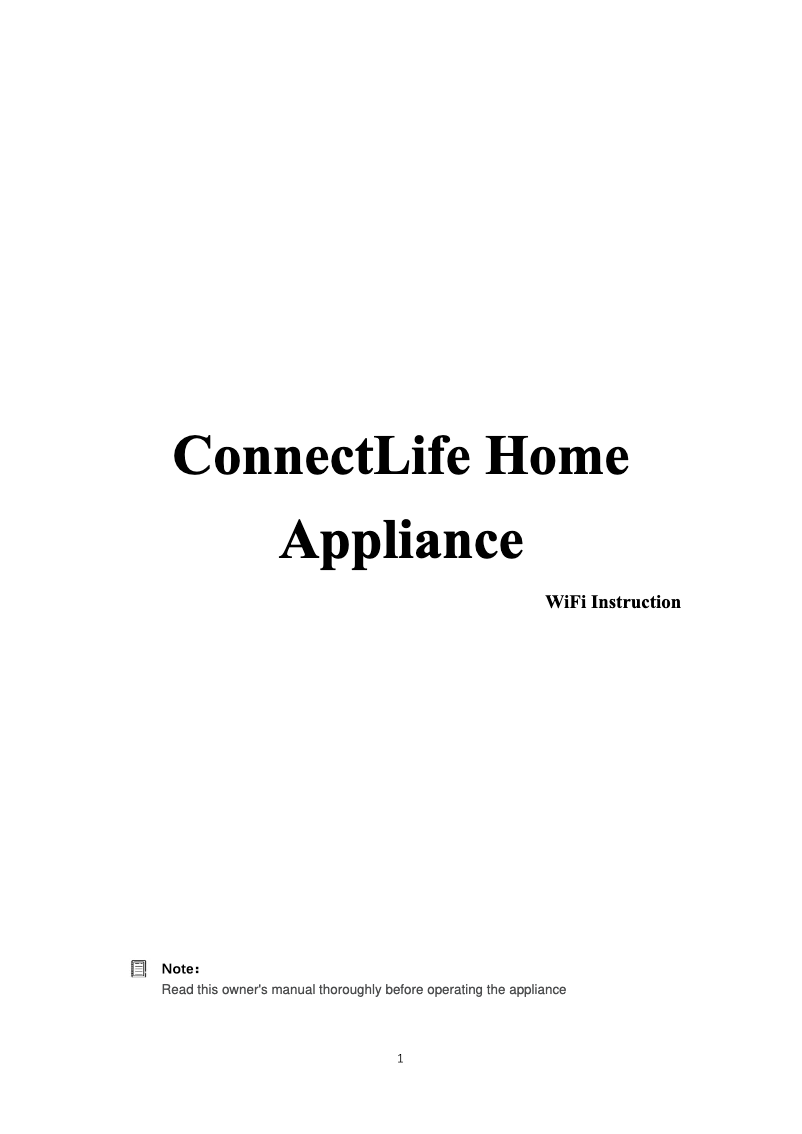 Page 1 of the manual User Manual Hisense AH-200NH4GHB