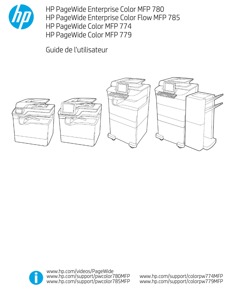 Página 1 del manual Manual de usuario HP PageWide Enterprise Color MFP 785