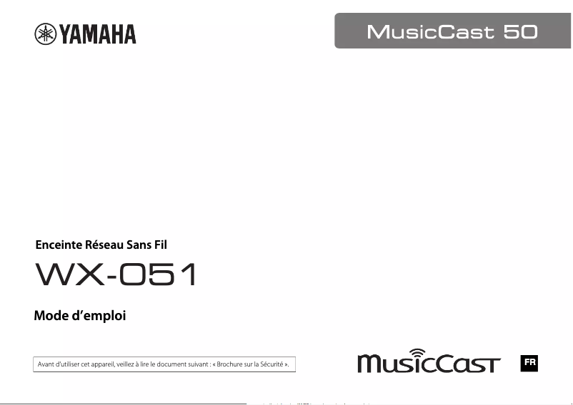 Page 1 of the manual User Manual Yamaha MusicCast 50 WX-051