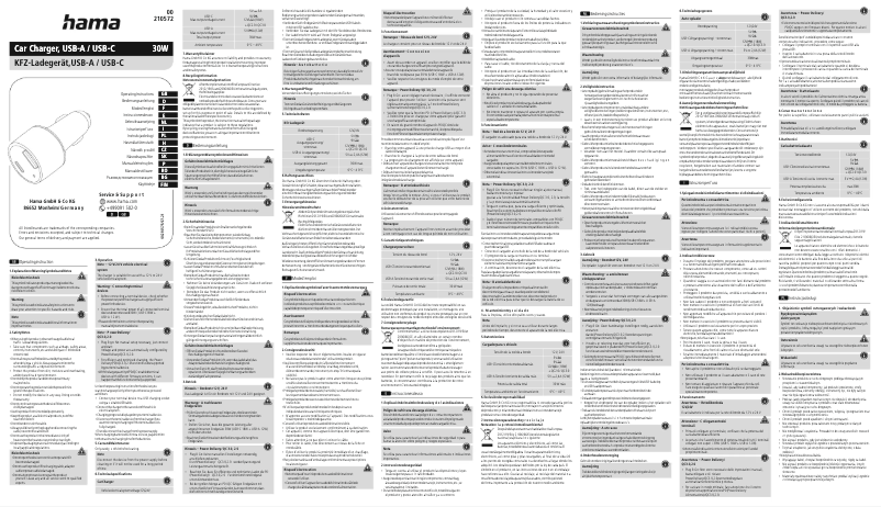 Página 1 del manual Manual de usuario Hama 00210572