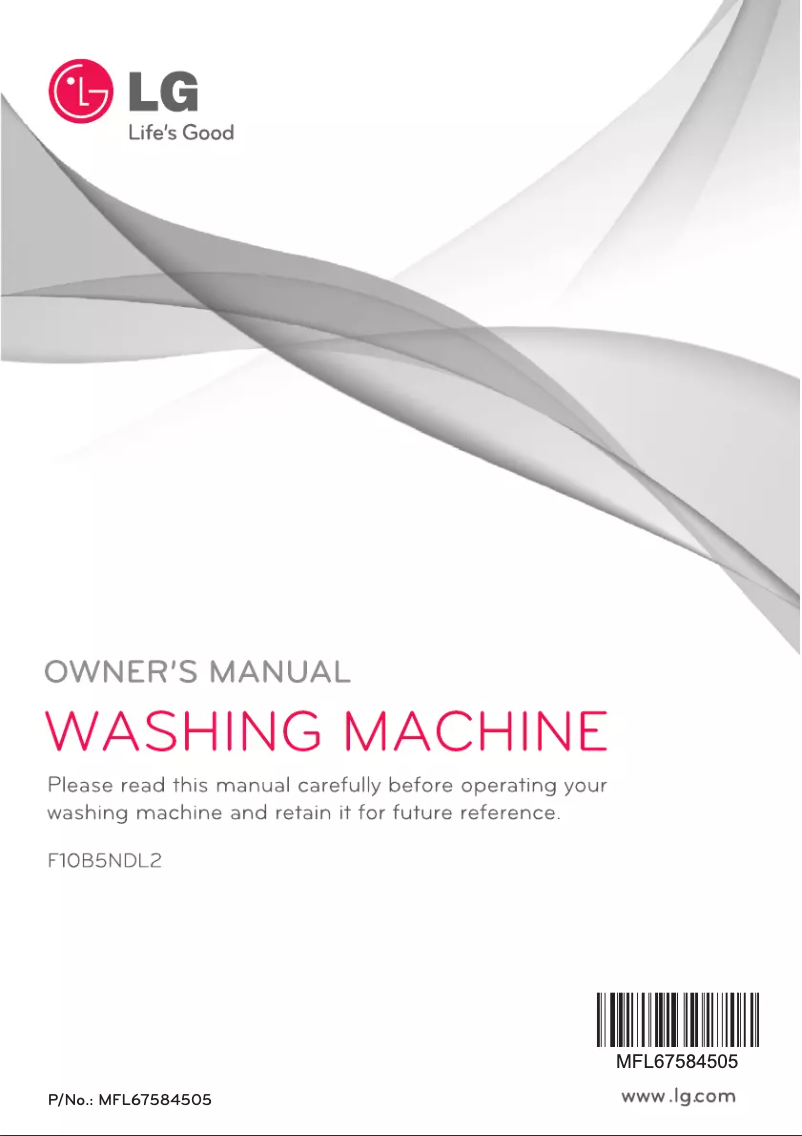 Página 1 del manual Manual de usuario LG F10B5NDL2