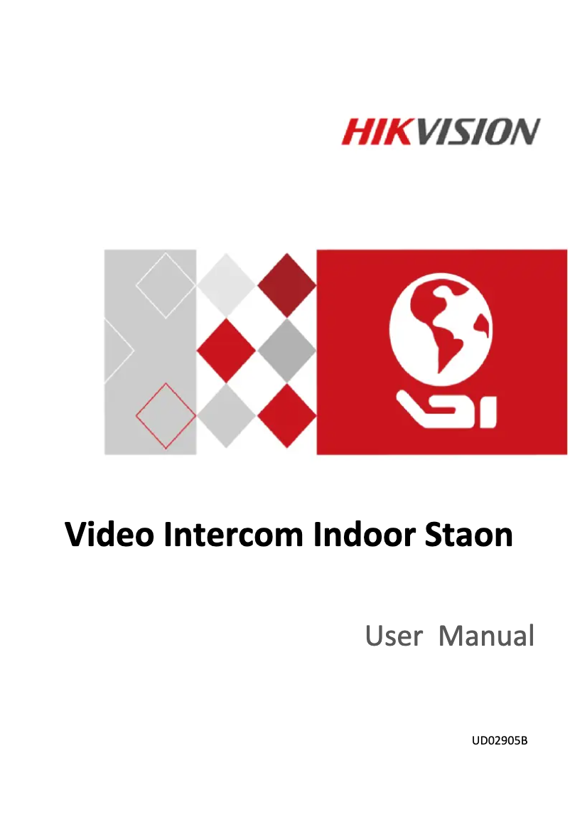 Página 1 del manual Manual de usuario Hikvision DS-KH6310-W