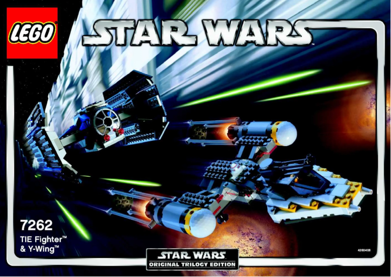 Página 1 del manual Manual de usuario Lego TIE TM Fighter and Y-Wing TM